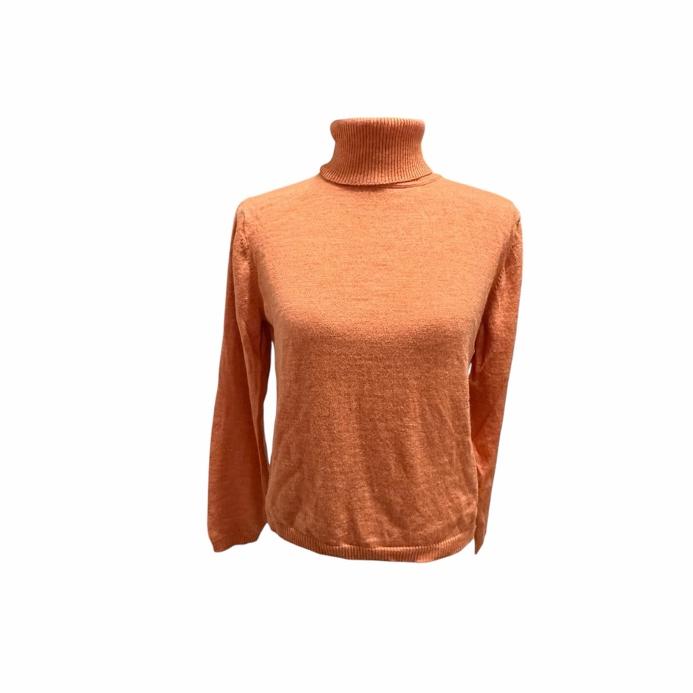 Pendleton Women’s Orange Turtleneck Sweater size large